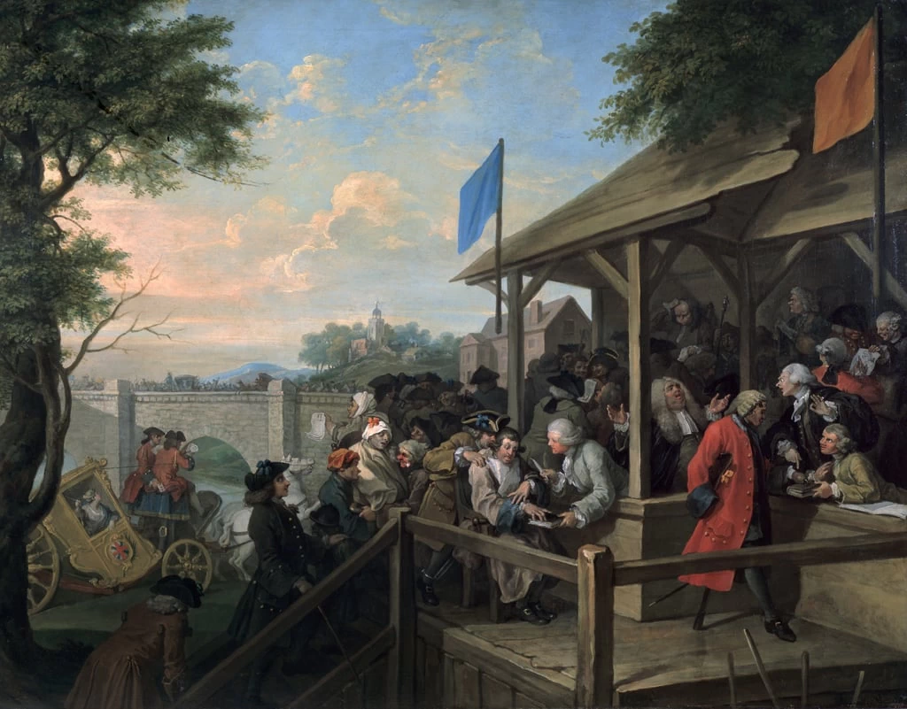 L'elezione III, il seggio - Courtesy of the Trustees of Sir John Soane's Museum, London